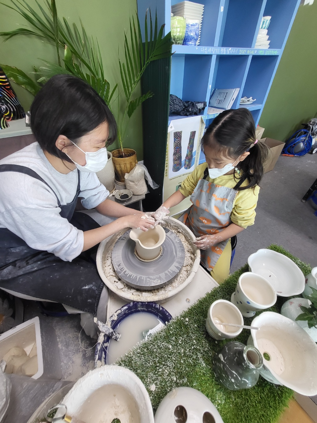 25공방(청주 도자기 공방, 물레 체험)