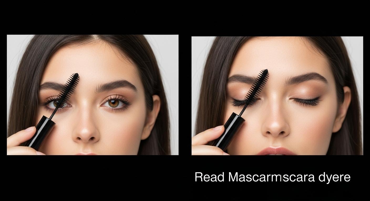 새치 마스카라염색