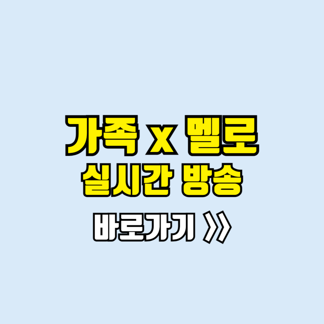가족멜로 실시간방송