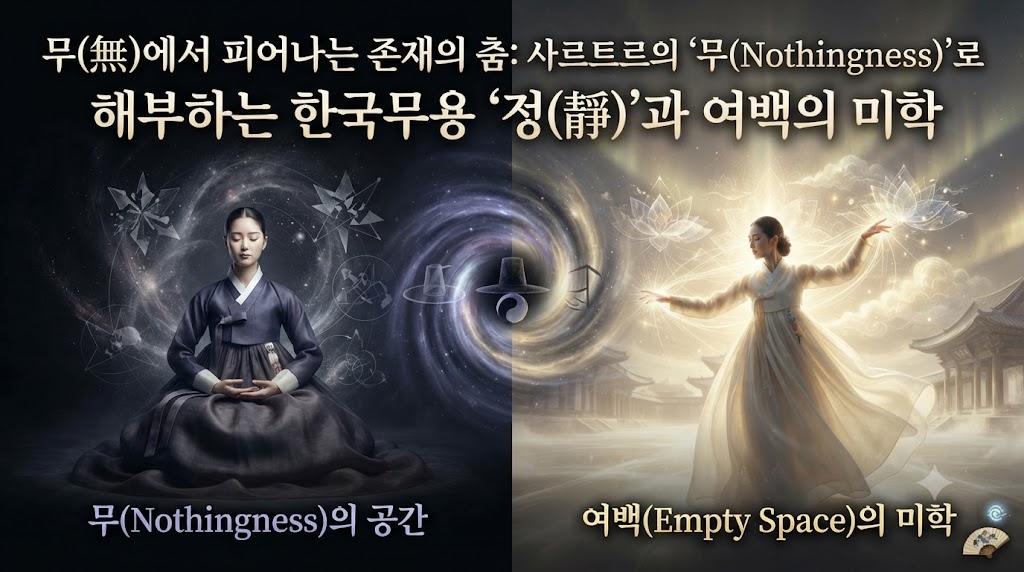 무(無)에서 피어나는 존재의 춤: 사르트르의 &lsquo;무(Nothingness)&rsquo;로 해부하는 한국무용 &lsquo;정(靜)&rsquo;과 여백의 미학