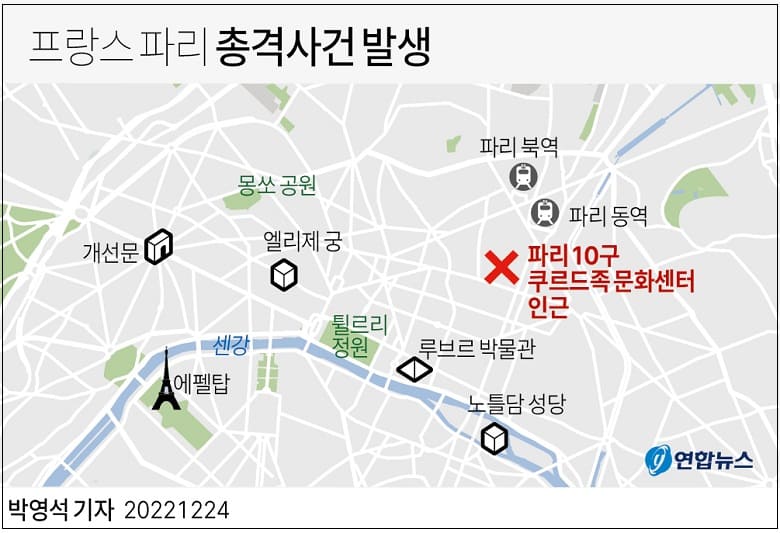 파리 도심 총격 발생으로 3명 사망 1병 중태 VIDEO: Paris shooting: At least 3 dead, several injured in attack at Kurdish centre