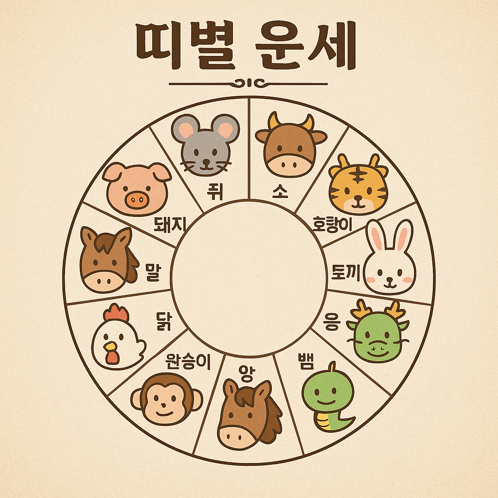 6월띠별운세