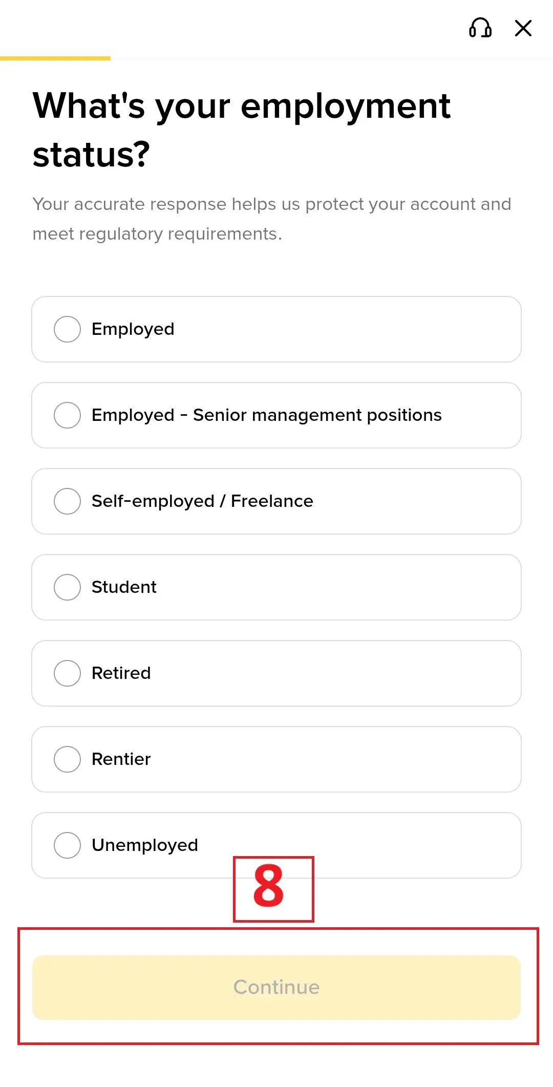 바이낸스 KYC 인증 8