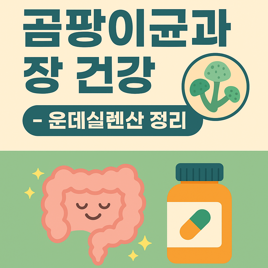 곰팡이균과 장 건강 &ndash; 운데실렌산이 장내 진균에 미치는 영향
