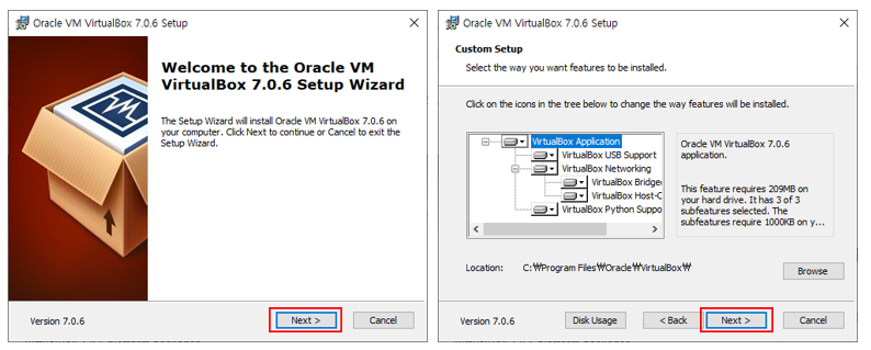 VirtualBox 설치 2
