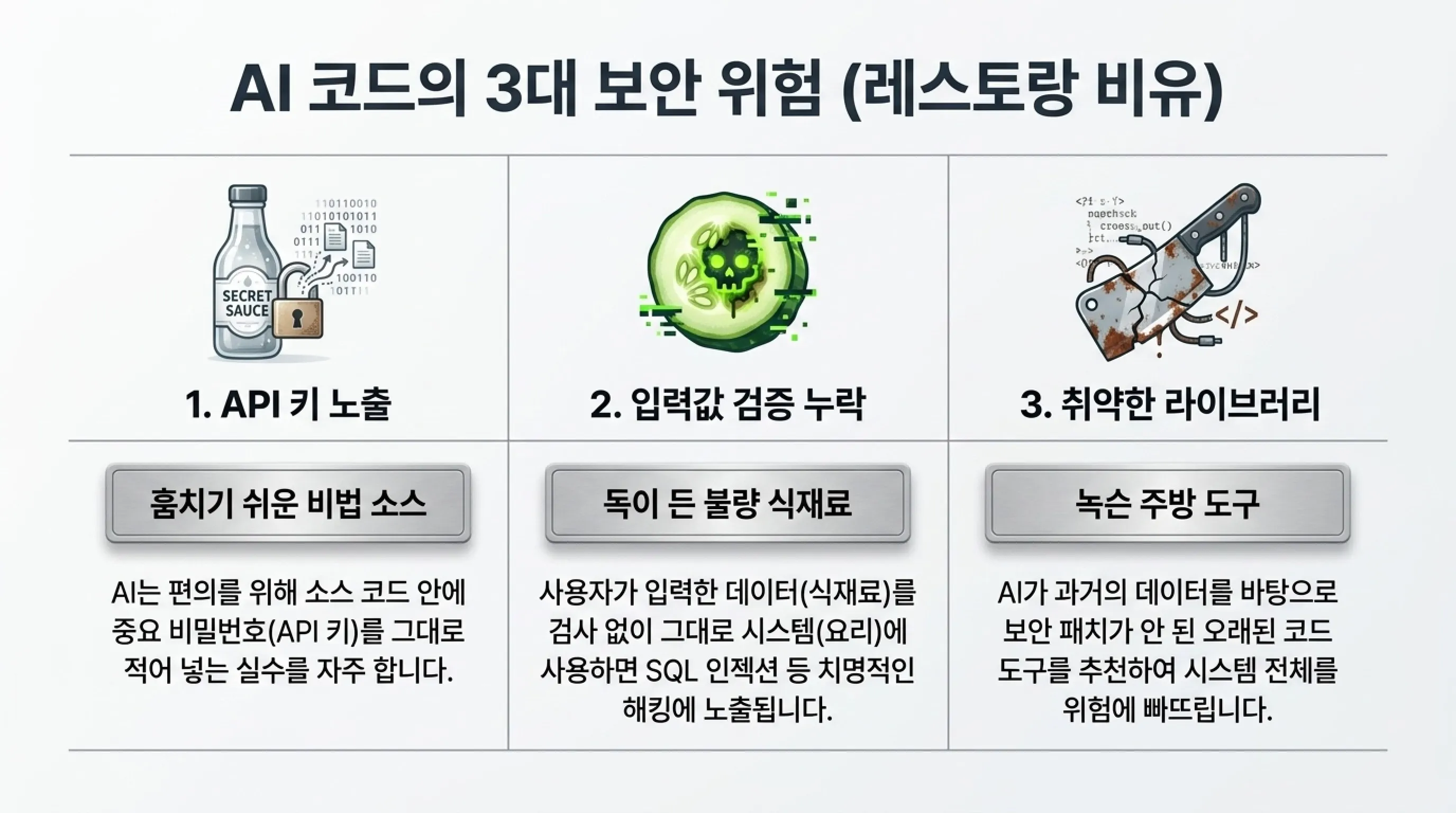 AI 코드의 보안 위협