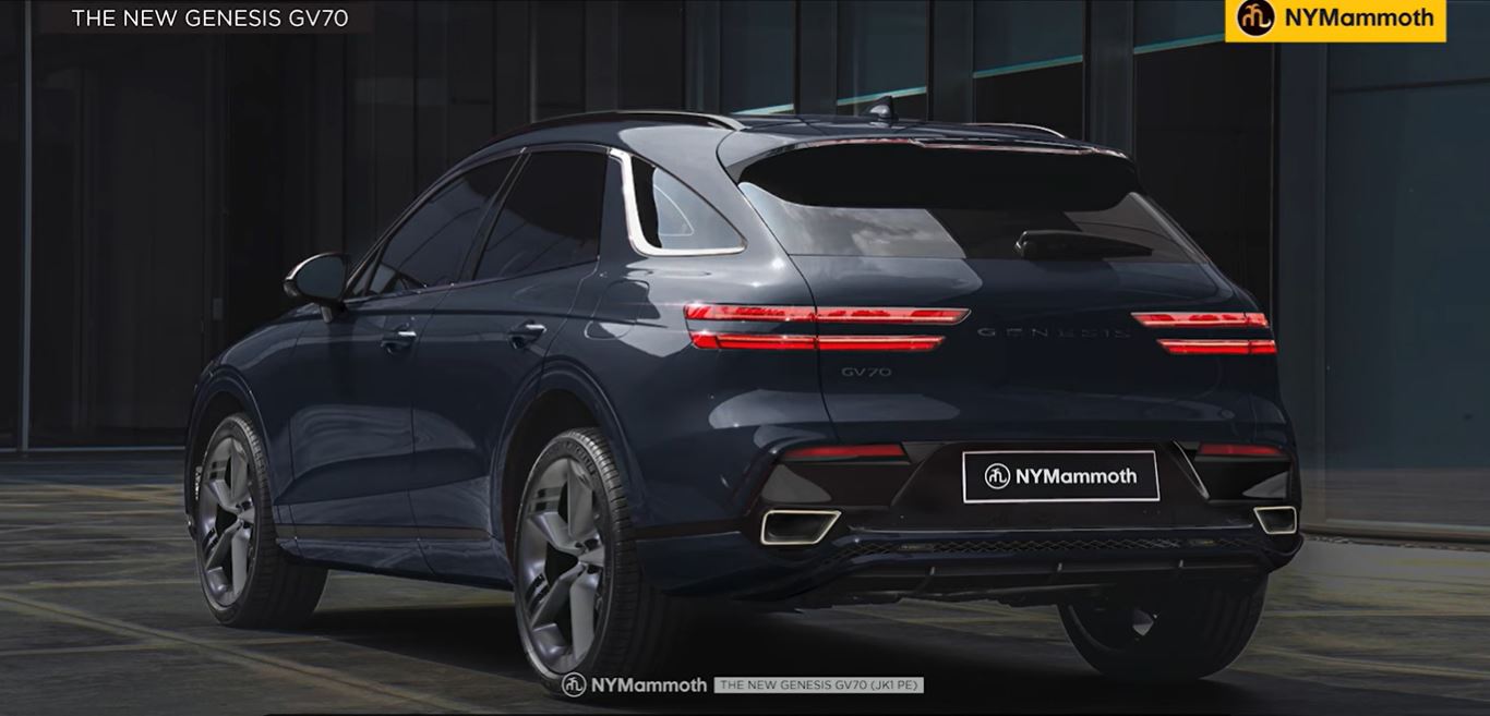 제네시스 GV70 페이스리프트 예상도