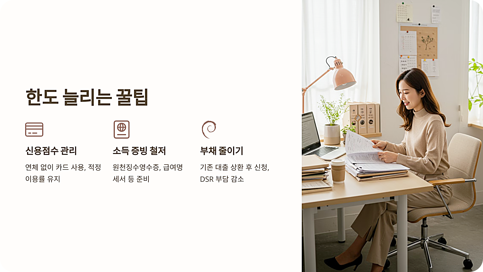 한도 늘리는 꿀팁 공개