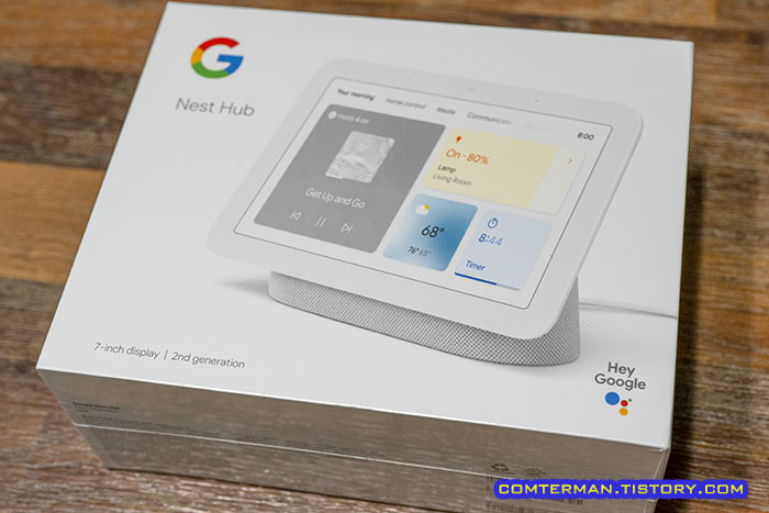 구글 네스트 허브 미국판 박스