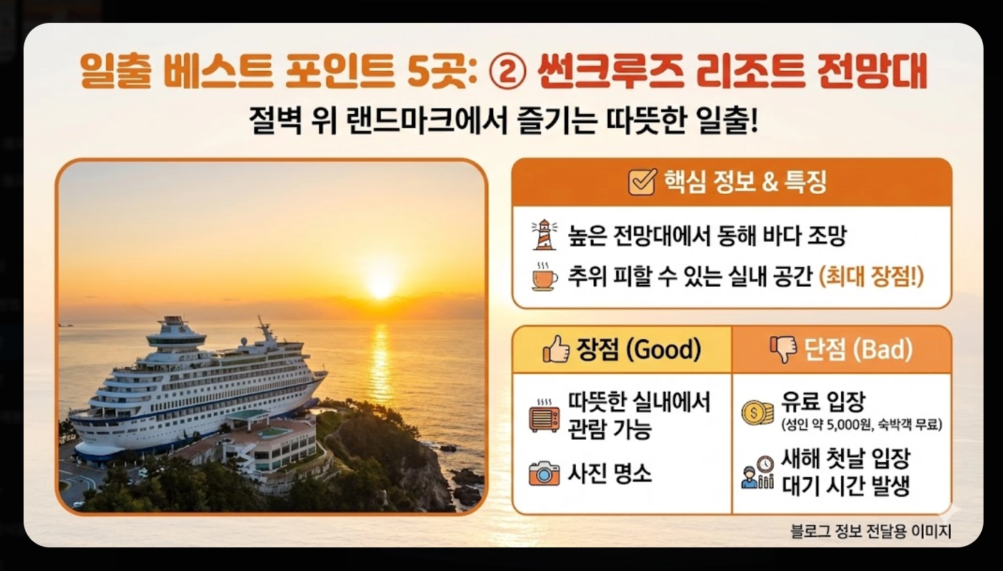 정동진 일출 시간 2026 완벽 가이드