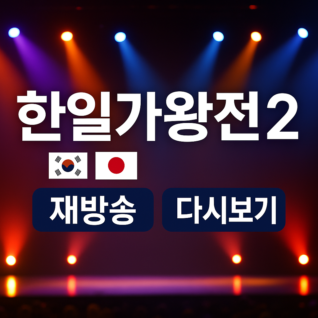 한일가왕전2 다시보기 재방송 방송시간