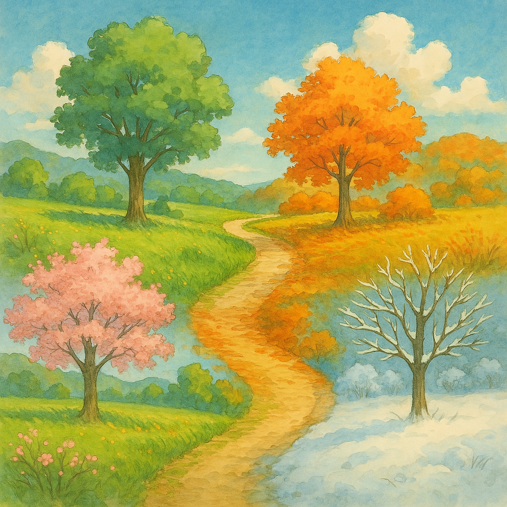 사계절의 다른 모습