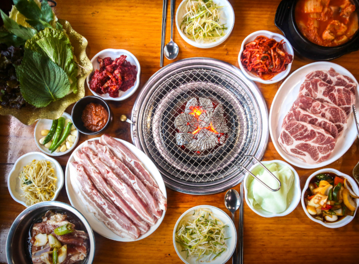 대성갈비 삼겹살 목살