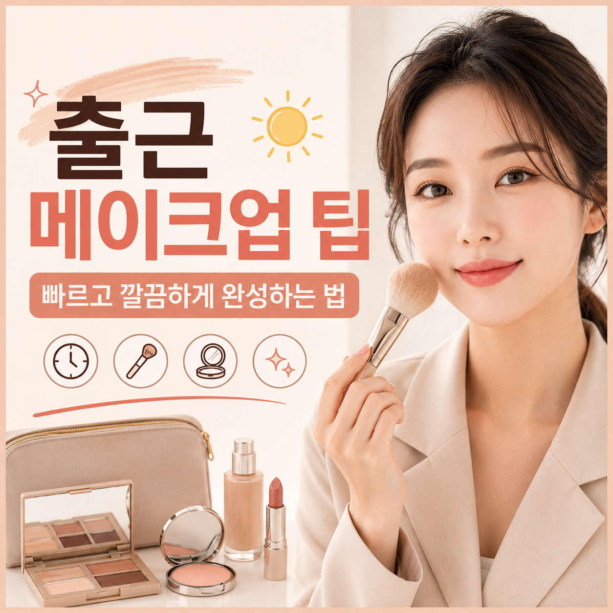 출근 메이크업