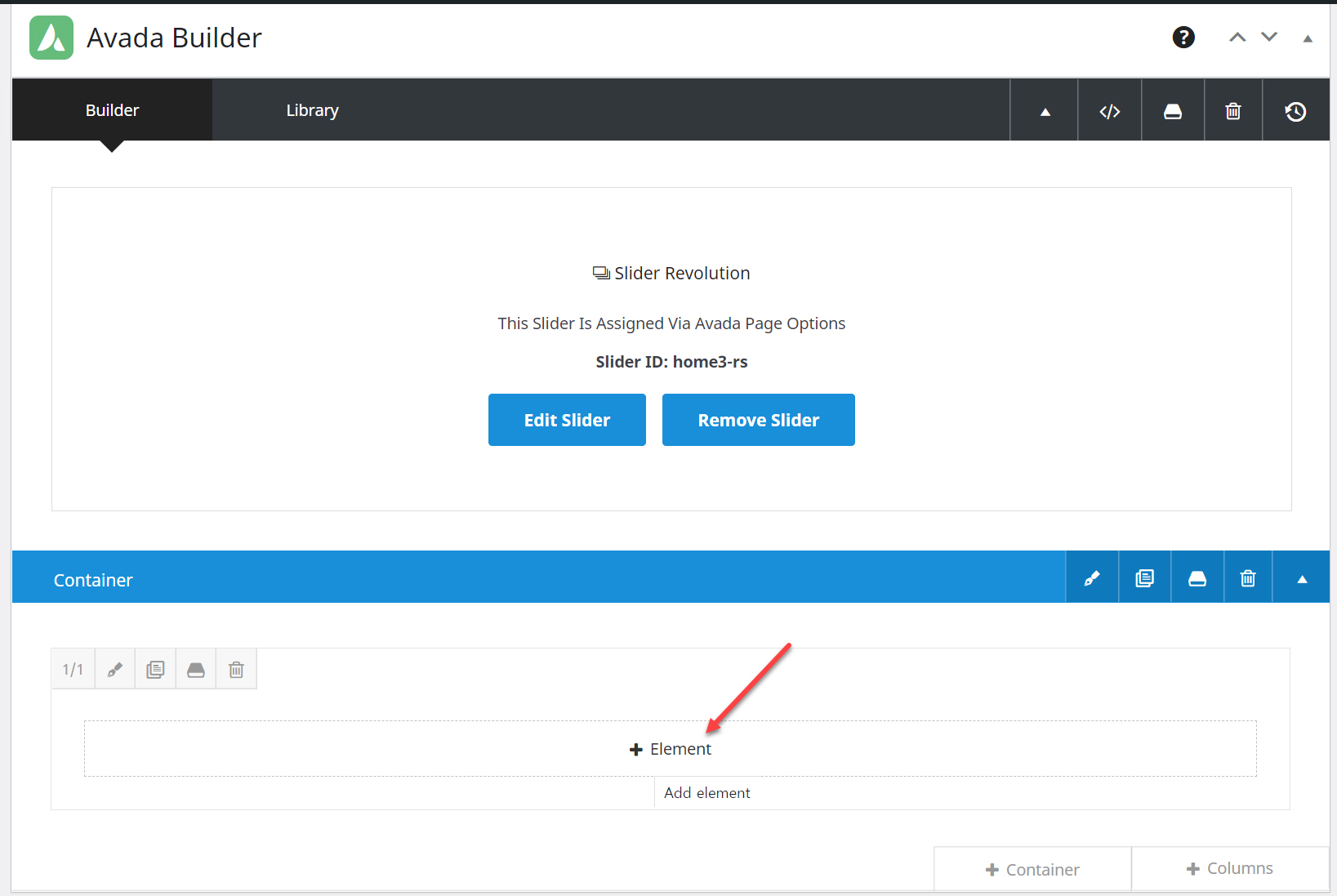 아바다 테마 엘리먼트 추가
