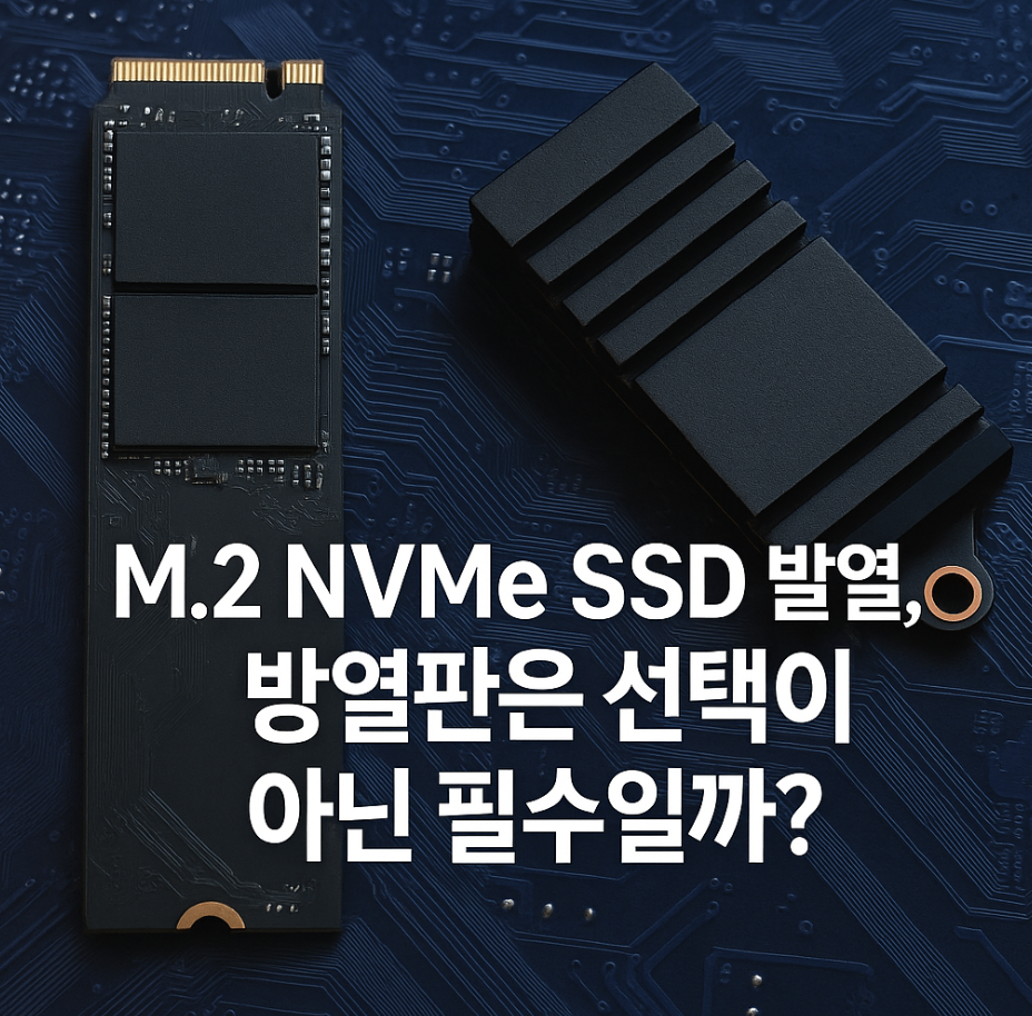 M.2 NVMe SSD 발열, 방열판은 선택이 아닌 필수일까?