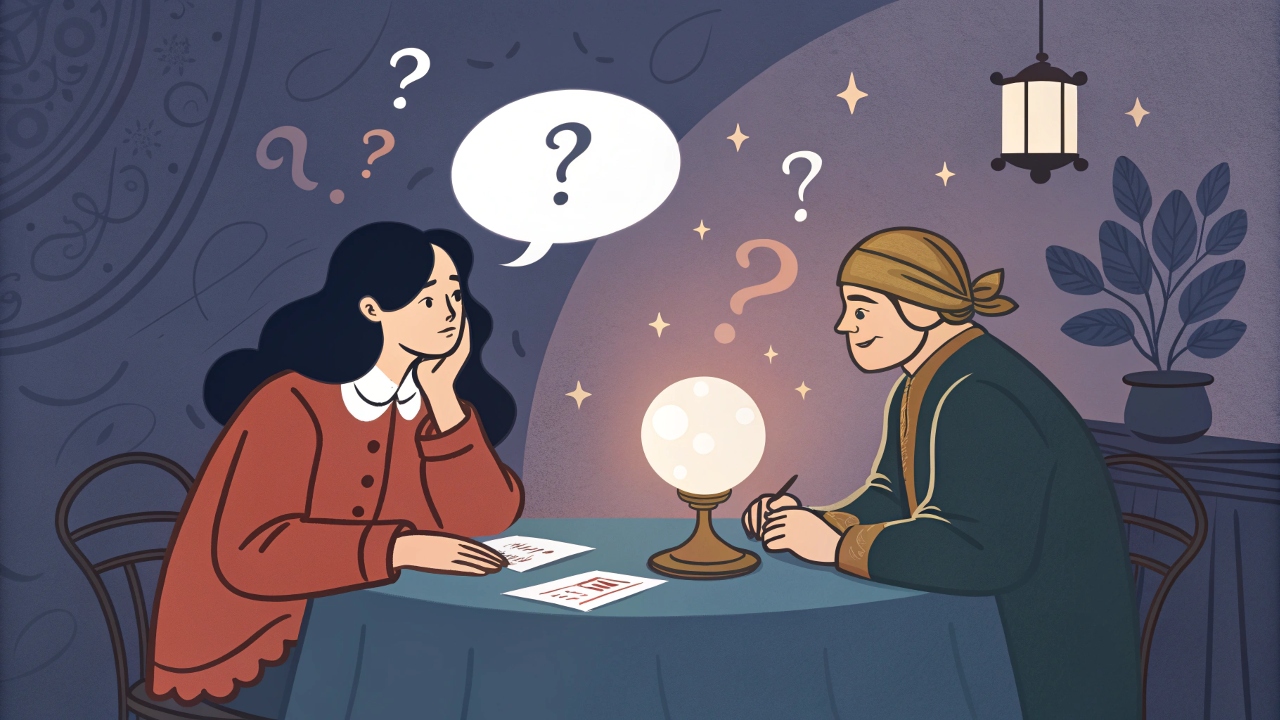 콜드 리딩. 점술사들이 주로 사용하는 심리 기법이다.