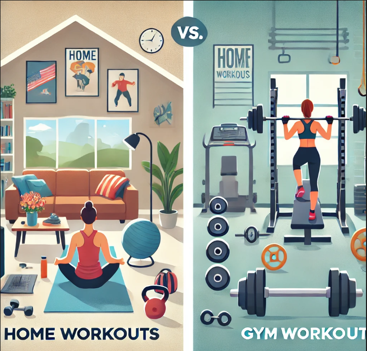 홈트레이닝 vs 헬스장운동