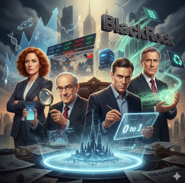 캐시우드, 조지소로스, 피터틸, 래리핑크