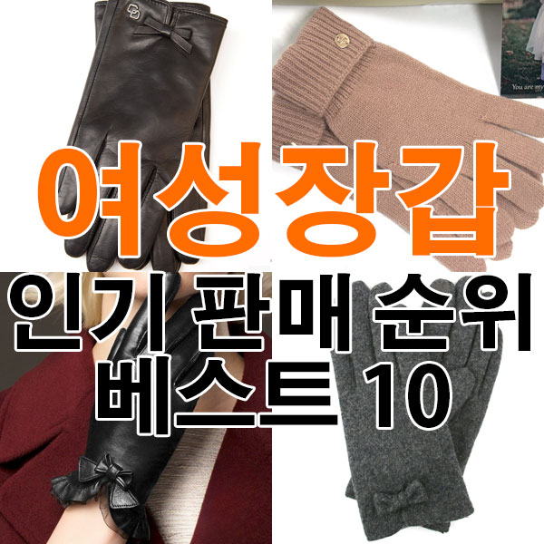 여성 장갑 추천 인기 판매 순위 베스트 10 [2025년 12월 2주차]