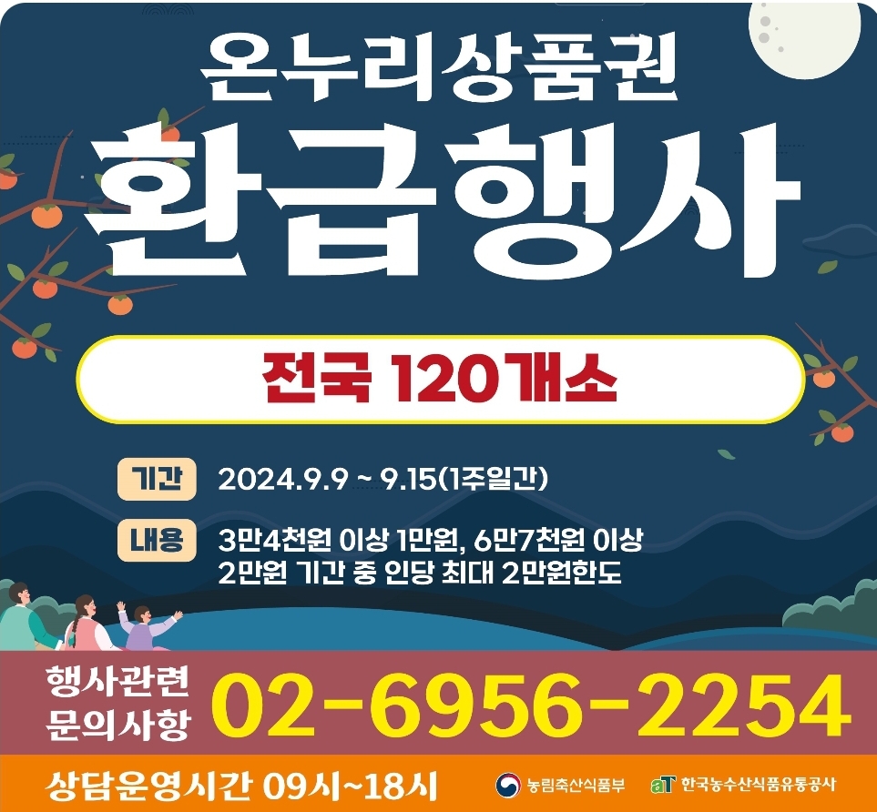 온누리상품권 환급행사