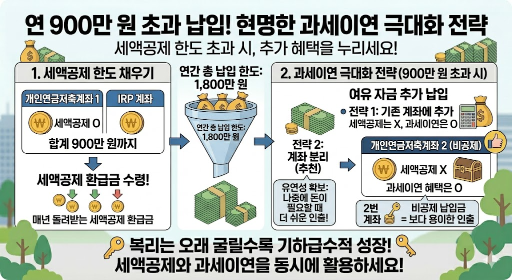 과세이연 효과 개인연금 IRP 추가납입