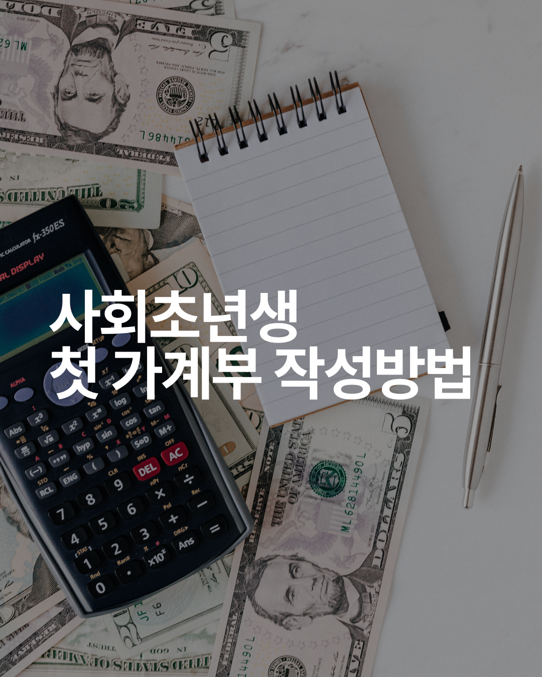 사회초년생을 위한 첫 가계부 작성법 (카테고리 나누는 법)