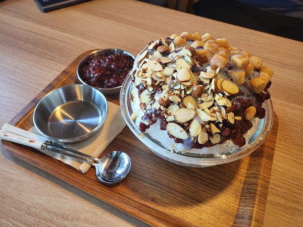 거문도 카페 오후 옛날팥빙수-2