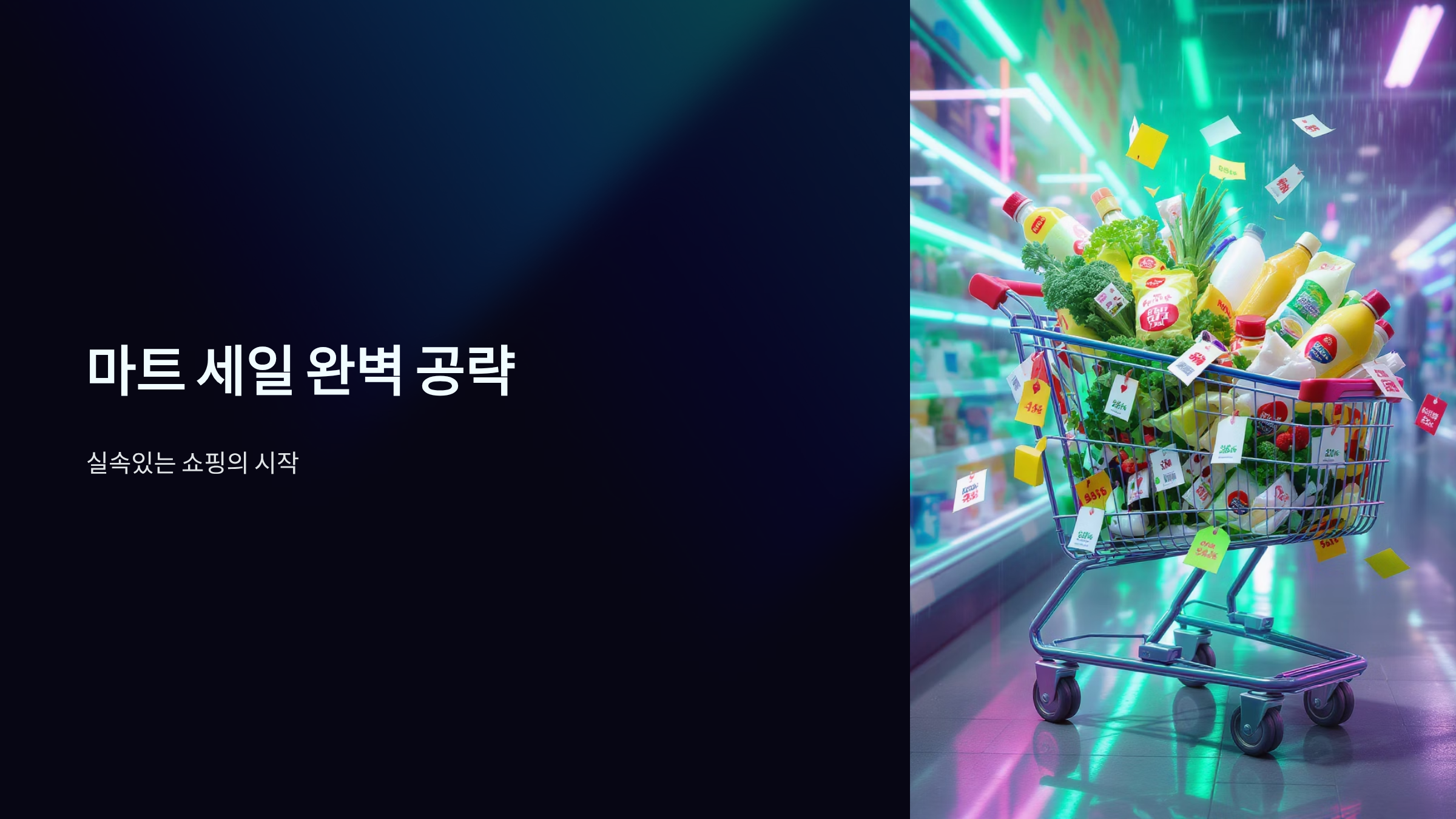 마트 세일 득템러들의 숨겨진 쇼핑 전략