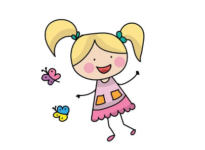 입소입학신청과 관련한 어린이 그림