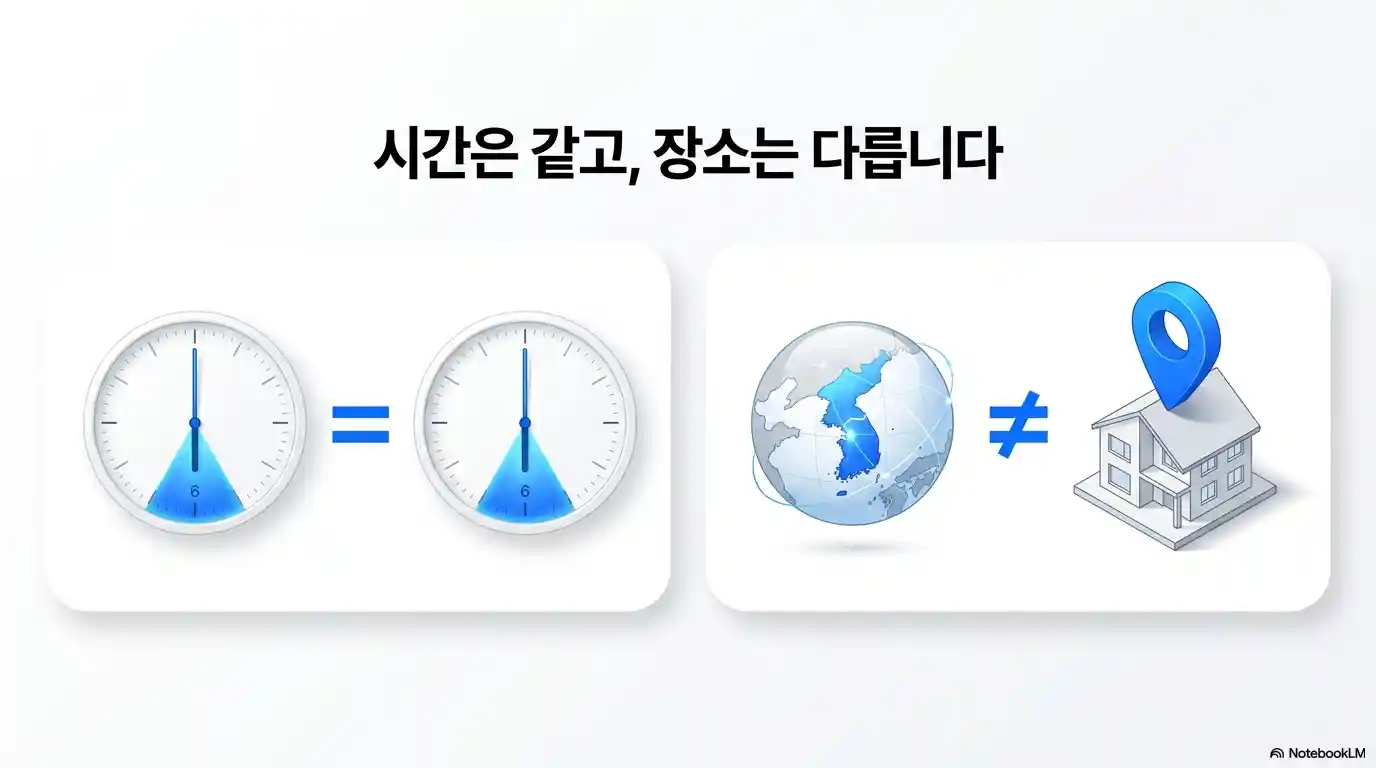 사전투표 본선거일 투표 시간은 같고 장소는 다름