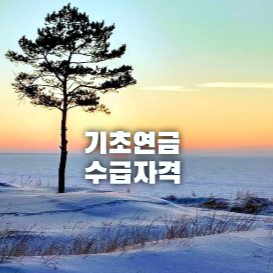 기초연금 수급자격 재산기준 자동차 나이 심사기간과 신청방법