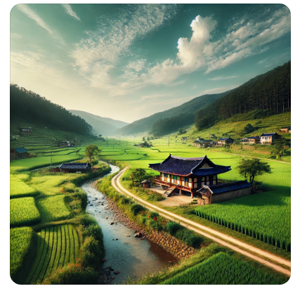 한국의 농촌 모습