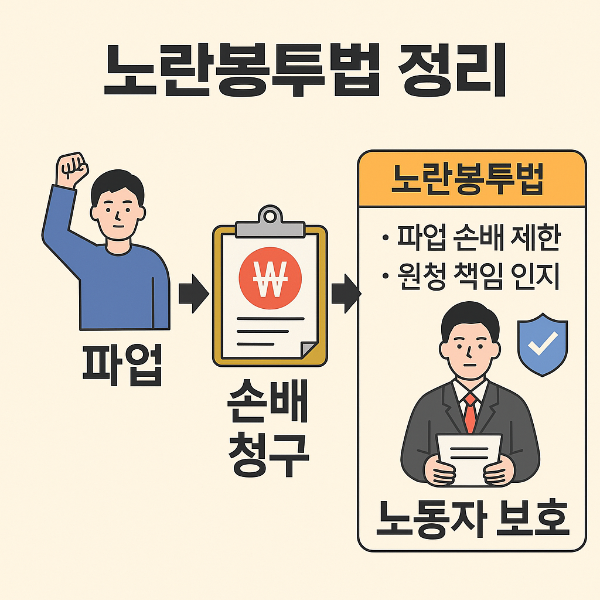 노란봉투법 인포그래픽 흐름도 이미지