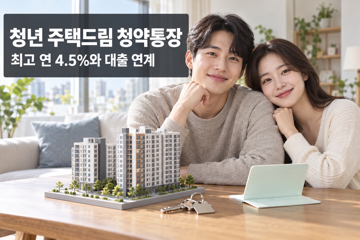청년 주택드림 청약통장 금리 4.5%와 전용 대출, 가입 조건 총정리