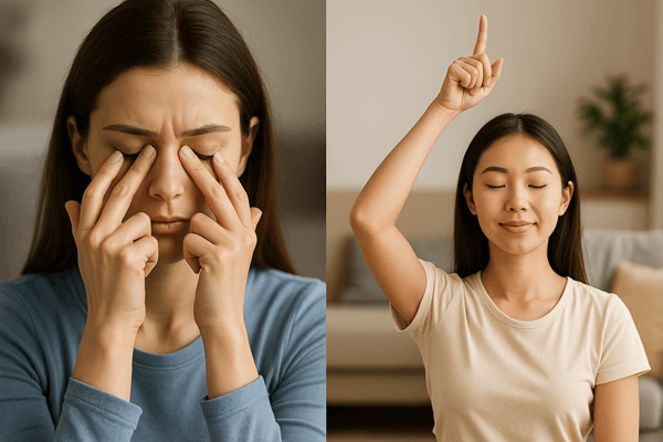눈 피로 회복을 위한 마사지와 운동법