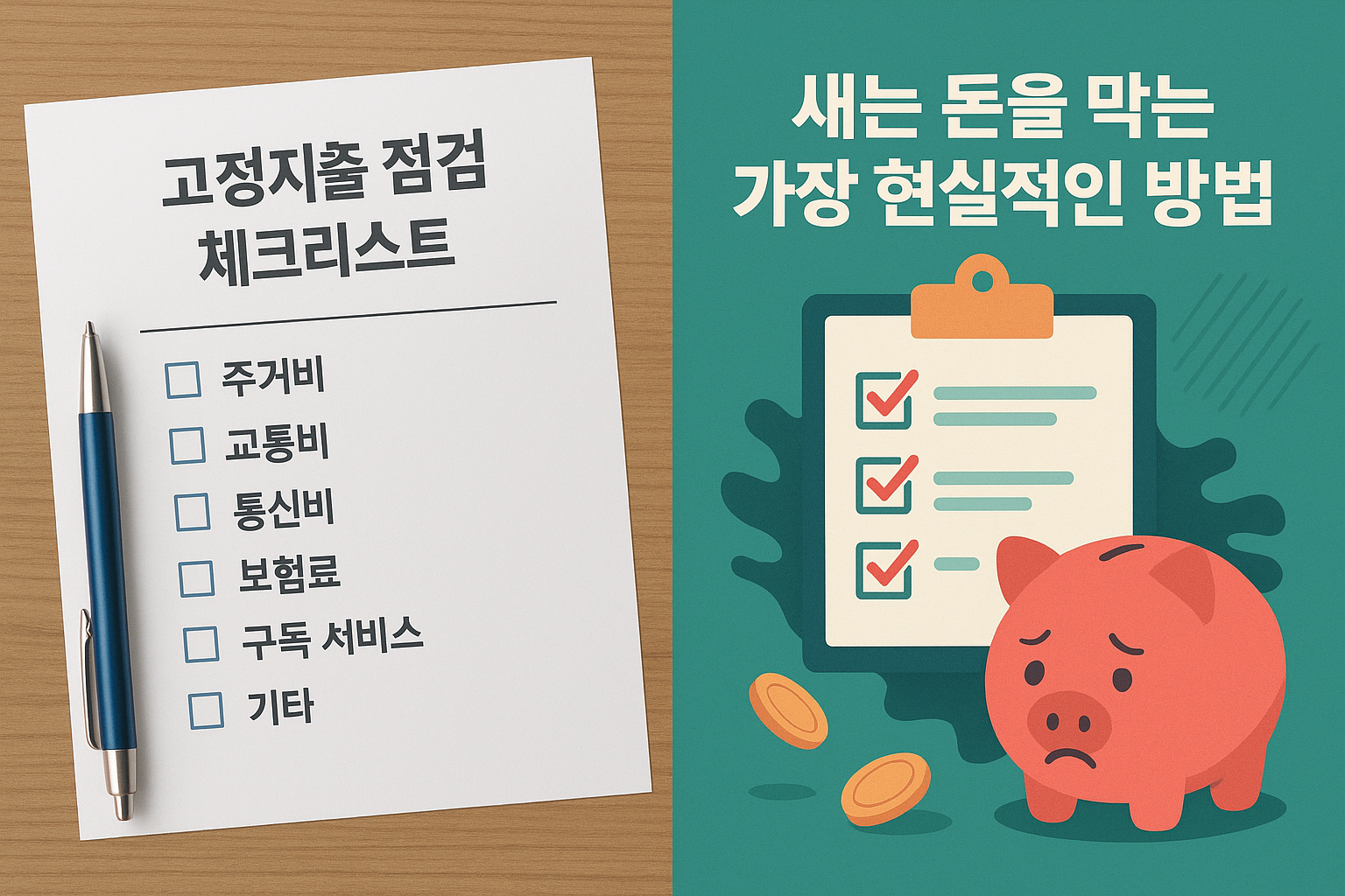 고정지출 점검 체크리스트