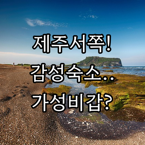 제주 서쪽 감성 숙소와 가성비 호텔 ..
