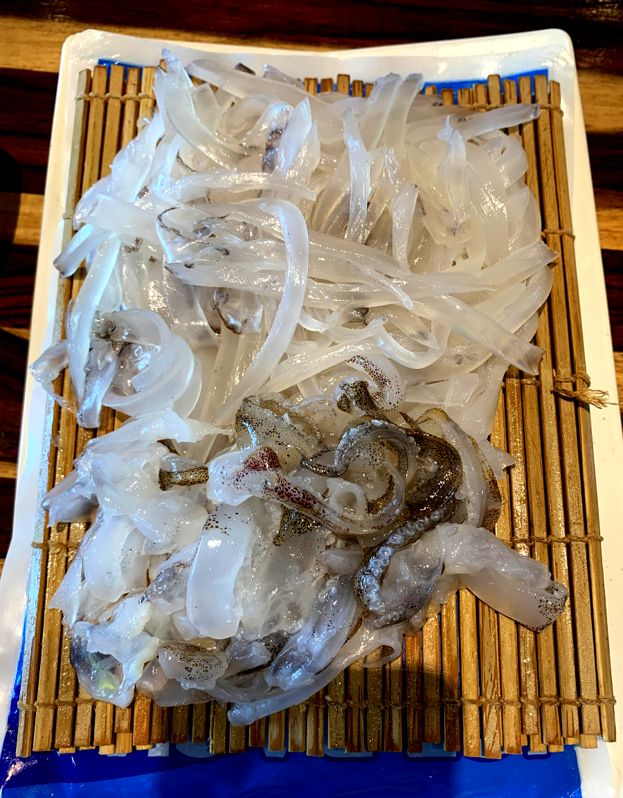 당일바리 횟집 무늬오징어