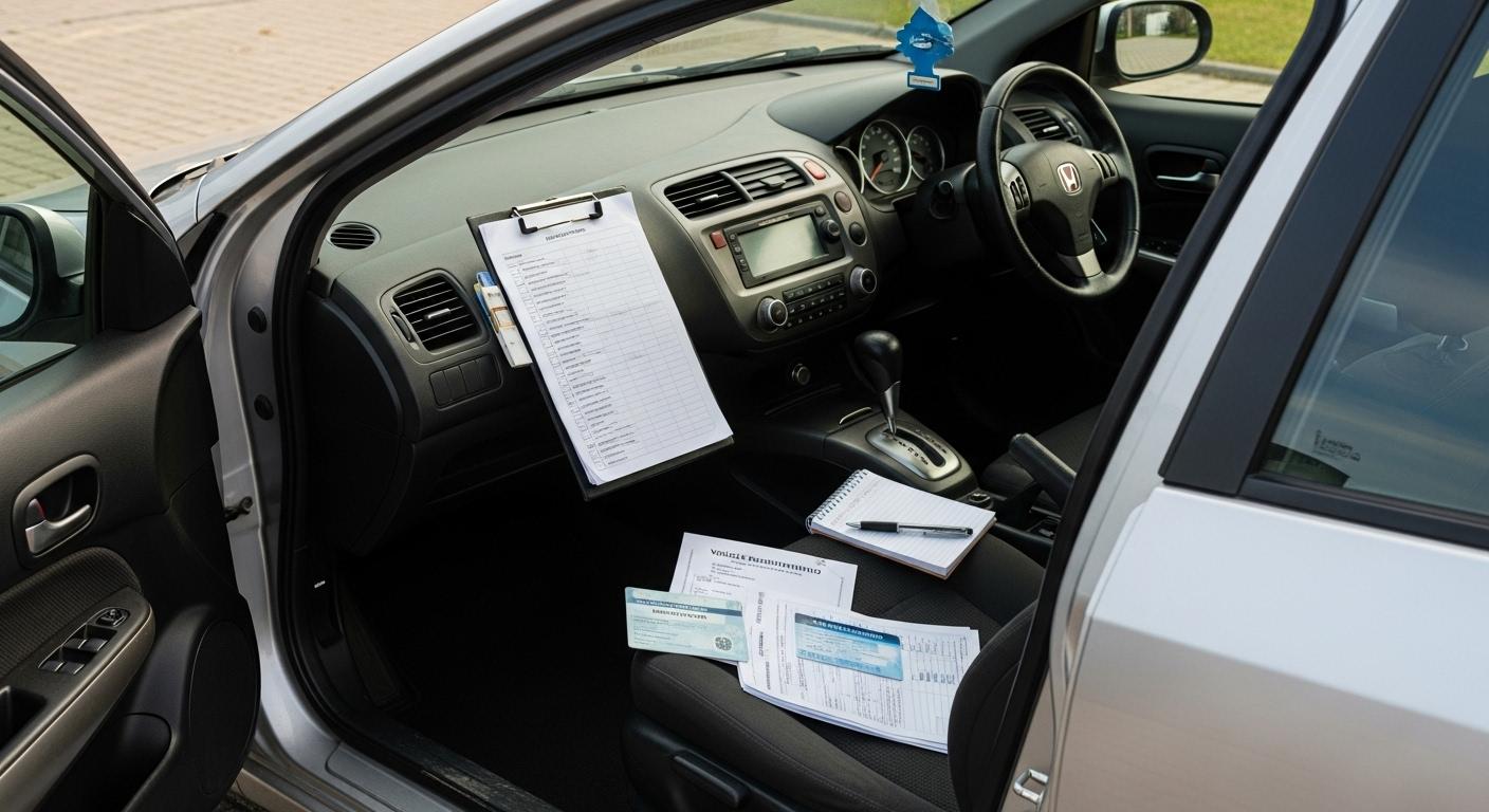 자동차 점검 준비 서류