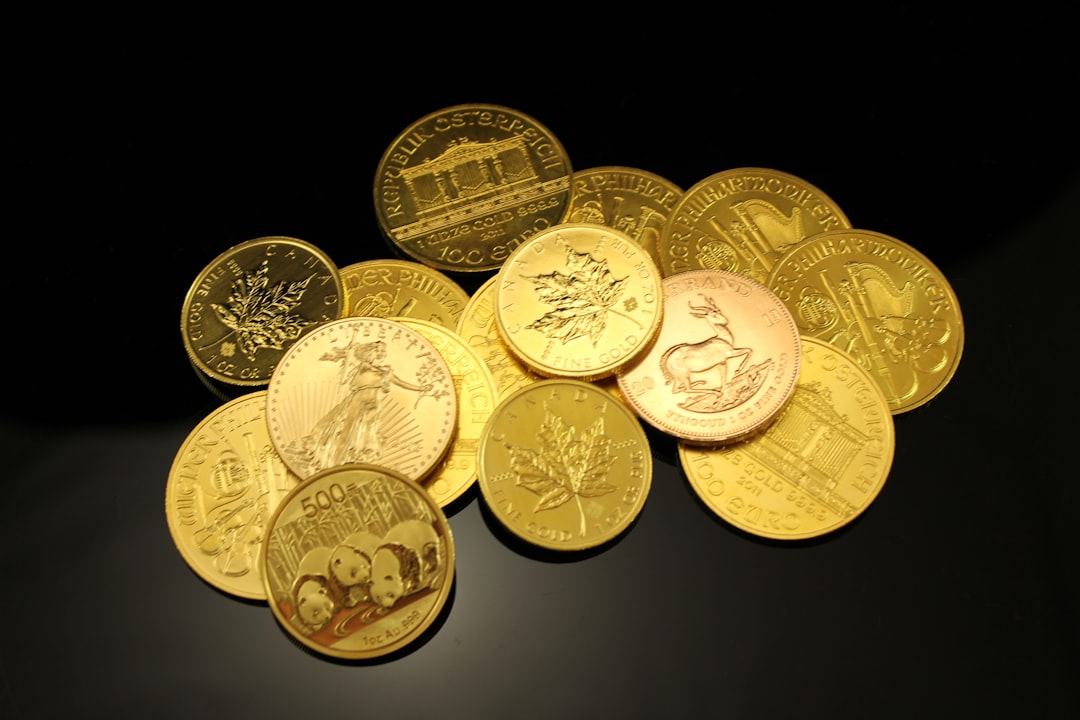 Gold bullion.