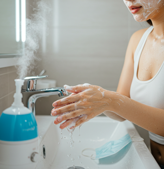 손 씻기·마스크·가습 습관