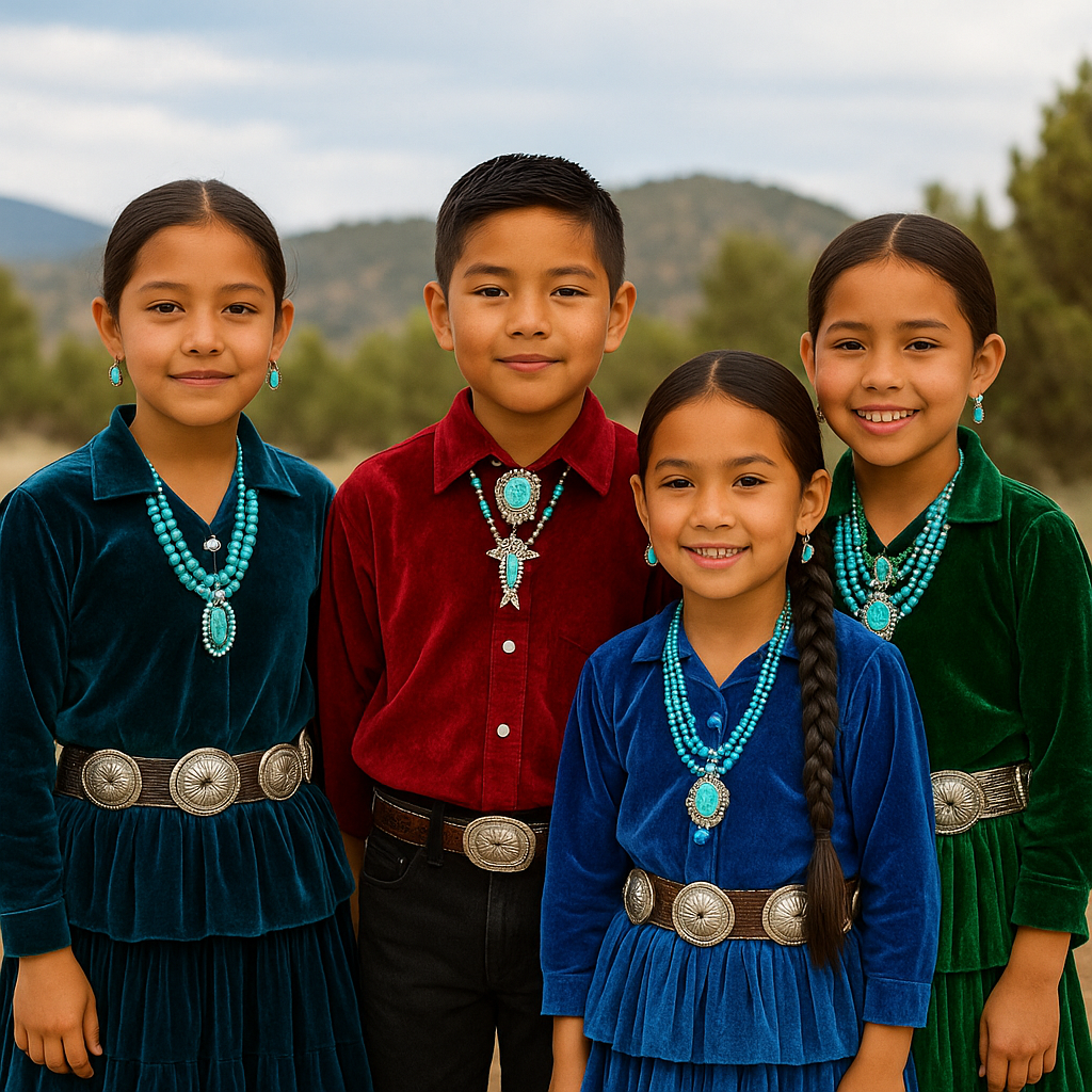 북미 나바호족의 전통 의상