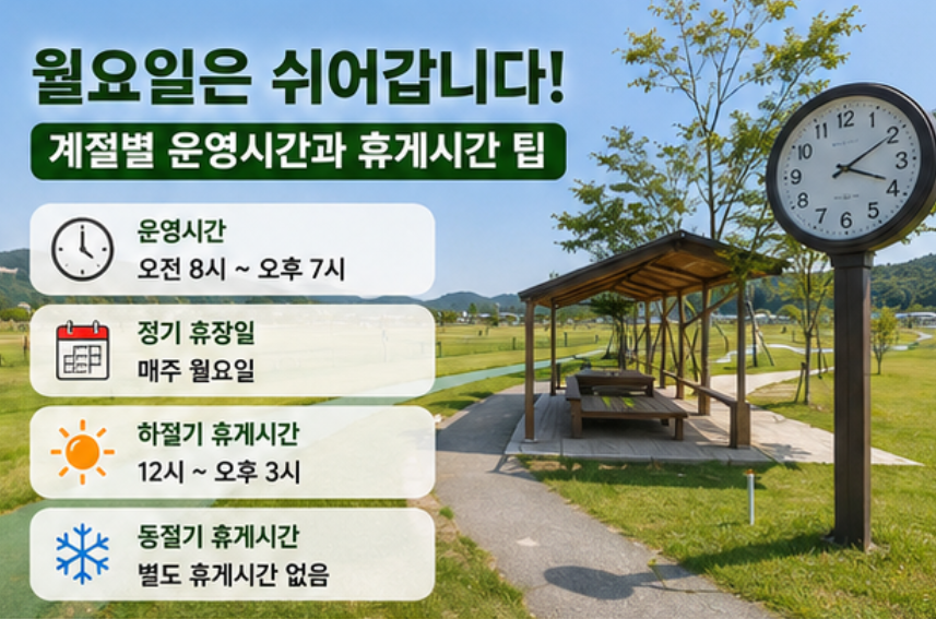 남한강뷰 6코스 54홀, 충주호파크골프장 요금·예약 완벽정리 (위치·코스)