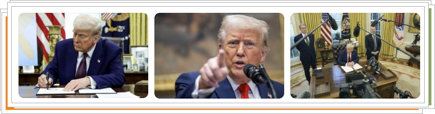 트럼프 대통령 발표, 행정명령 서명