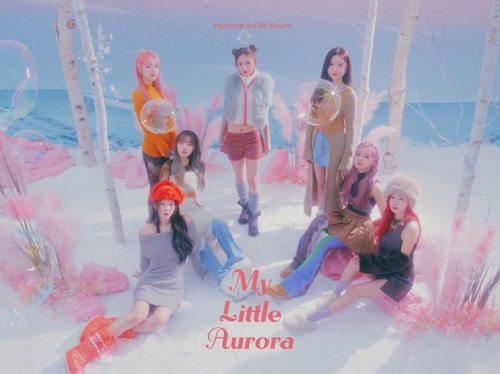 오로라 AURORA 시그니처 노래 뮤비 가사 곡정보 채솔 지원 셀린 벨 세미 도희 클로이