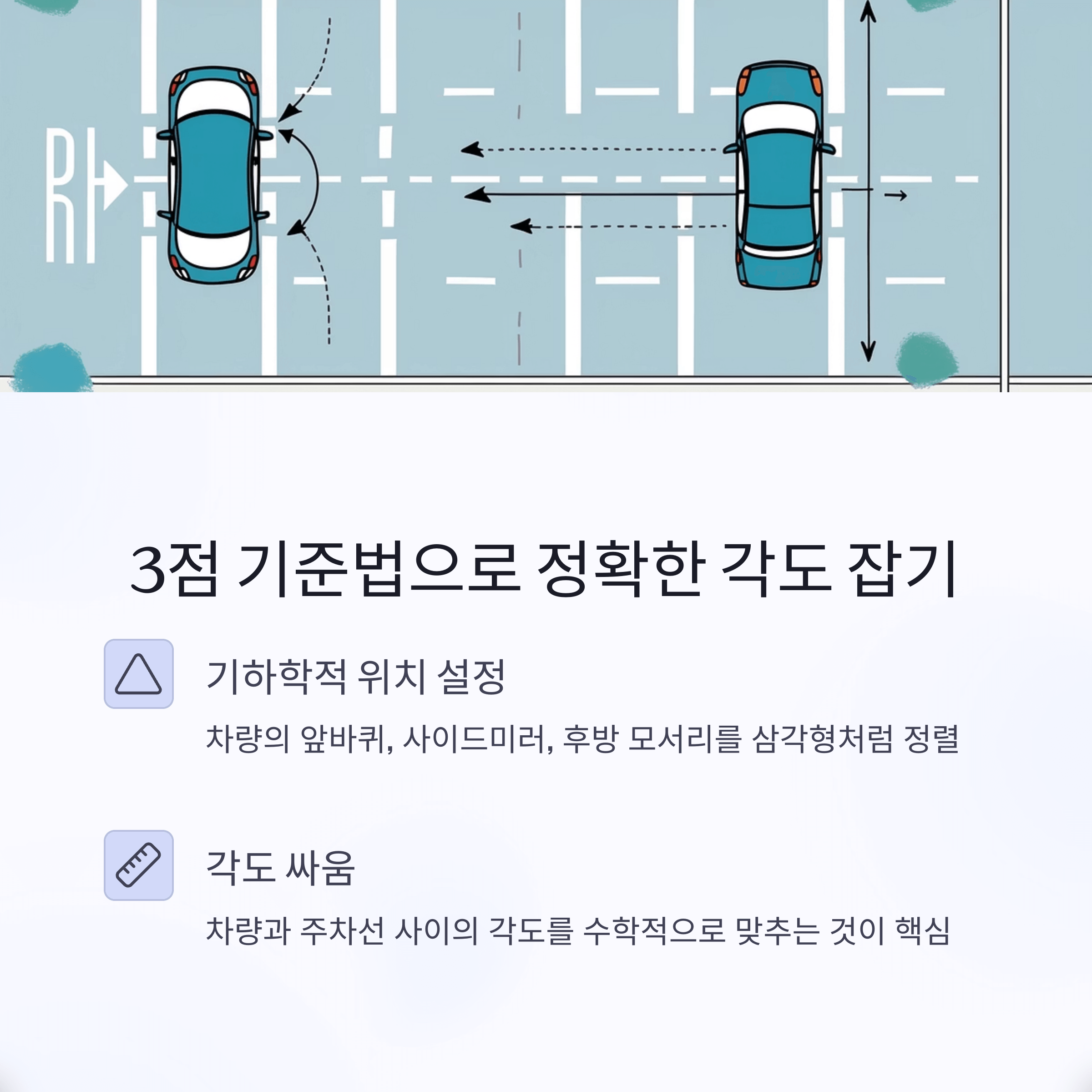 초보 운전자를 위한 후진 주차 라인 정확 맞추기 핵심 전략