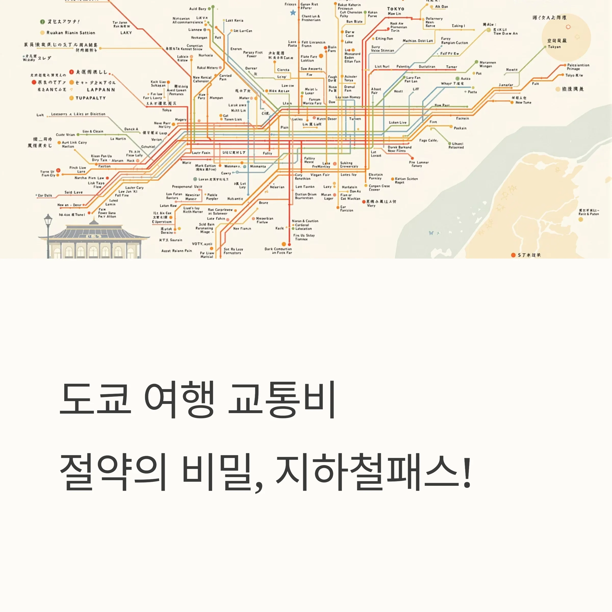 도쿄 여행 필수템, 지하철패스(메트로패스)