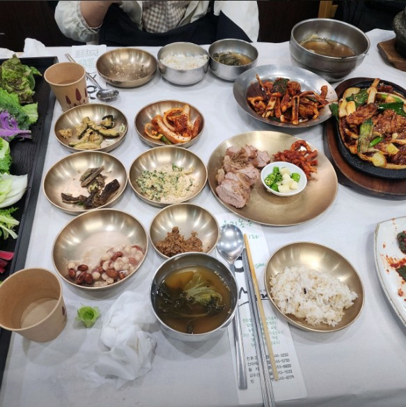 산아래 본점 메뉴 이미지