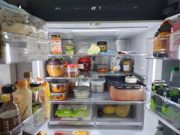 냉장고 내부 이미지 예시